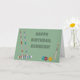 クロケゲームカスタム誕生日 カード