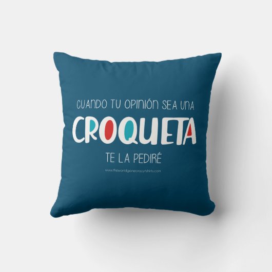 クロケタ クッション (裏面)