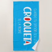 クロケタ ビーチタオル (正面)