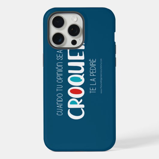 クロケッタ iPhoneケース (裏面)