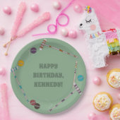 クロケットセット、ヤードゲームカスタム屋外パーティー ペーパープレート (パーティー)