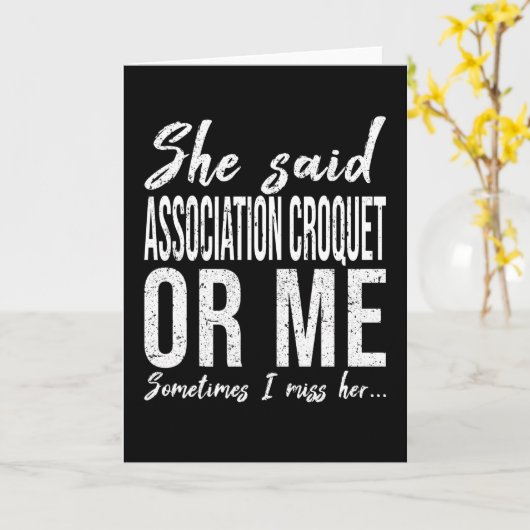 クロケット贈おもしろい与アイディア カード (黄色い花)