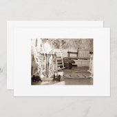 クロケット、おもしろい、パーティー時間招待状 招待状 (正面/裏面)