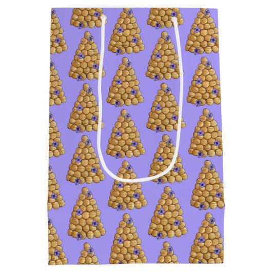 クロケムッシュ シュークリーム パフ ウェディングケーキ ミディアムペーパーバッグ (裏面)