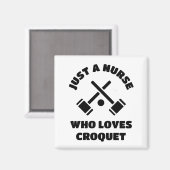 クロケーが大好きなナースだけ。 マグネット (正面/裏面)