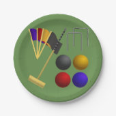 クロケーのゲーム紙プレート ペーパープレート (正面)