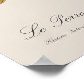 クロケーのジュエリーのブルー ポスター (角)