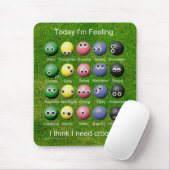 クロケーの感情 マウスパッド (マウス)