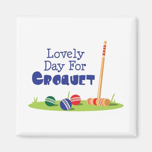 クロケーの日 マグネット (正面)