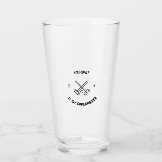 クロケーは私の超大国 タンブラーグラス (正面)