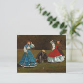 クロケー場 | ウィンズローホーマー ポストカード (スタンド正面)