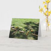 クロケー カード (黄色い花)