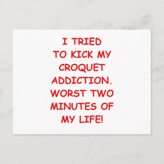 クロケー ポストカード (正面)