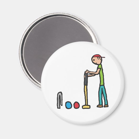 クロケー マグネット (正面/裏面)