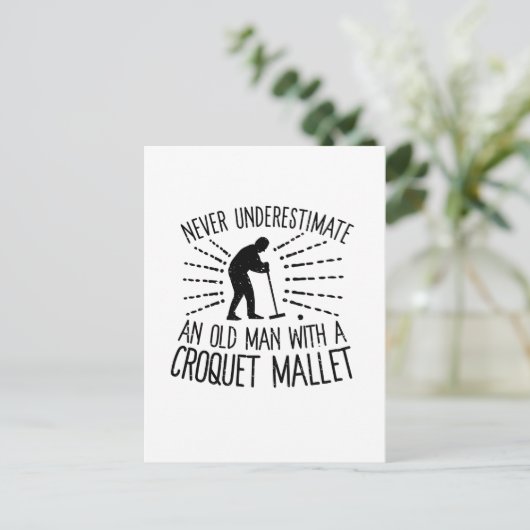 クロケー・マレー老人を過小評価しない ポストカード (スタンド正面)
