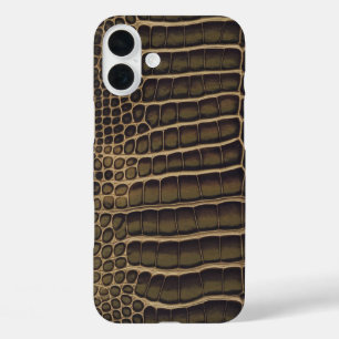 "クロコシック:ラグスリザードルック" iPhone 16 PLUSケース