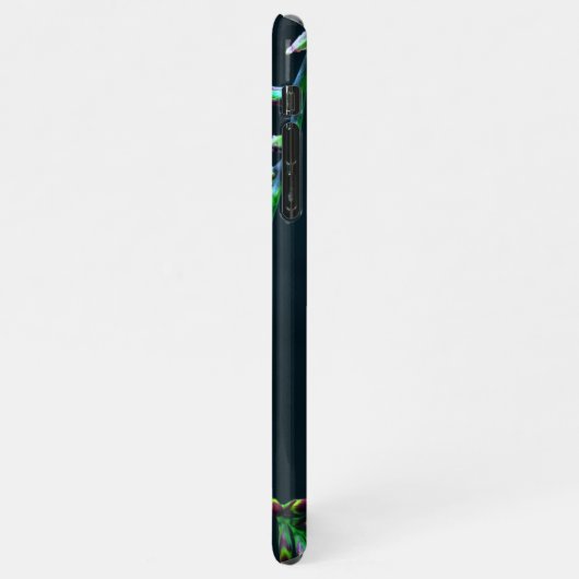 クロコソミアルシファーモンブレティアフローラ iPhoneケース (左側)