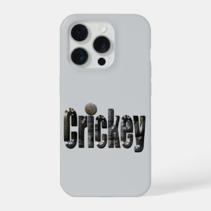 クロコダイルでできた「Crickey」: オージースラングワード iPhone 15 Proケース