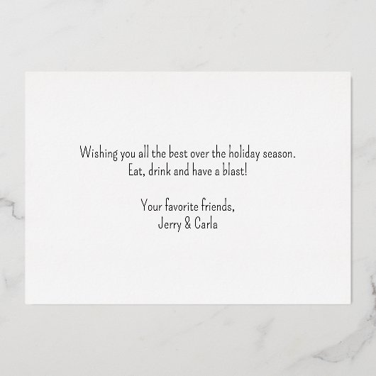 クロコダイルと一緒にロックしよう！クロコ出して！ 箔シーズンカード (裏面)