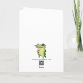 クロコダイルのスマイル カード (裏面)