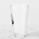 クロコダイルの黒いシルエット タンブラーグラス (左)