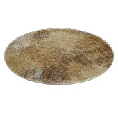 クロコダイルろうけつ染めパターン、布のテクスチャ。 カッティングボード (角)