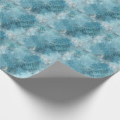 クロコダイルろうけつ染め:テクスチャード生地アート ラッピングペーパー (角)