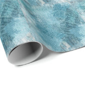 クロコダイルろうけつ染め:テクスチャード生地アート ラッピングペーパー (ロールコーナー)