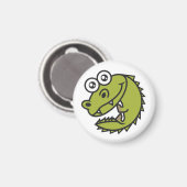 クロコダイルカワイイベビークロック マグネット (正面/裏面)