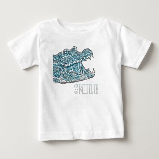 クロコダイルスマイル ベビーTシャツ (正面)