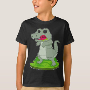クロコダイルハロウィーンゾンビ Tシャツ