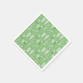 クロコダイルパターンのスケッチ スタンダードカクテルナプキン (角)