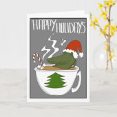 クロコダイルホリデイ カード (黄色い花)