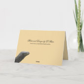 クロコダイルモニターリザードフラットカード カード (裏面)