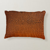 クロコダイルレザー アクセントクッション (裏面)