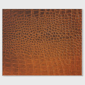 クロコダイルレザー ラッピングペーパー (フラット)