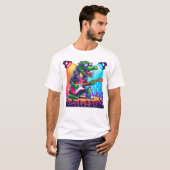 クロコダイルロックスタークールアート Tシャツ (正面フル)
