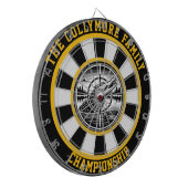 クロコダイル十字線デザイン ダーツボード (正面左)