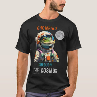 クロコダイル宇宙飛行士 – コスモスを抜け出す Tシャツ