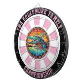 クロコダイル湖の精密ターゲット ダーツボード (正面右)