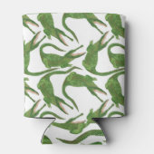 クロコダイル白い水のカラーアレイ 缶クーラー (裏面)