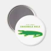 クロコダイル規則（緑） マグネット (正面/裏面)