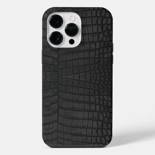 クロコダイル調プリント iPhoneケース (裏面)