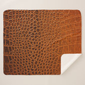 クロコダイル革 シェルパブランケット (正面(横))