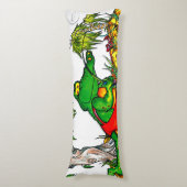 クロコダイル魚釣り |体クッション51 cm x 137 ボディピロー (正面縦)