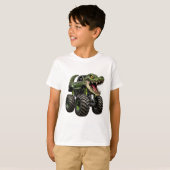 クロコダイル オフロード モンスタートラック Tシャツ (正面フル)