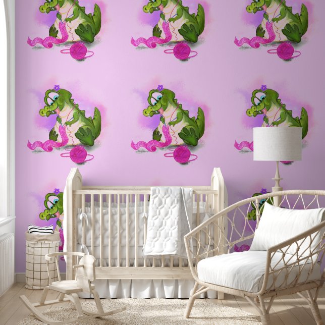 クロコダニッツピンクスカーフおもしろい 壁紙 (キッズ)