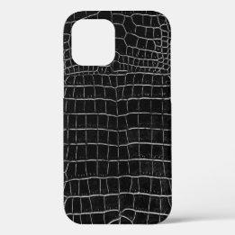 クロコダフェイクイル革 iPhone 12ケース