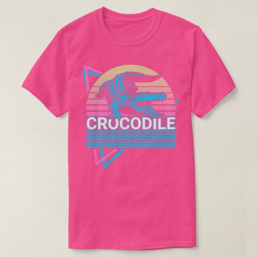 クロコダレアリゲータークロックレトロギフト1 Tシャツ (デザイン正面)