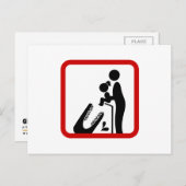 クロコダ食べ物を与えイルの動物園の看板に娘を追加しない ポストカード (正面/裏面)